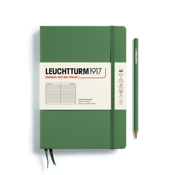 Caderno Leuchtturm1917 - Olive - A5 - Pautado Livraria Skilo
