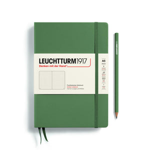 Caderno Leuchtturm1917 - Olive - A5 - Pontilhado