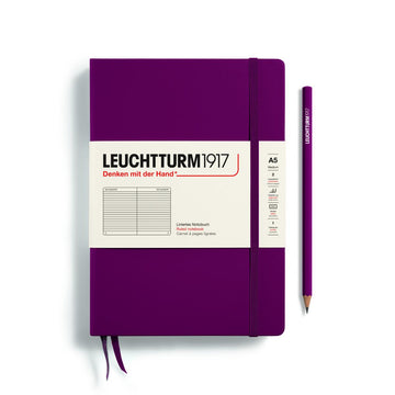 Caderno Leuchtturm1917 - Port Red - A5 - Pautado Leuchtturm1917