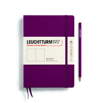 Caderno Leuchtturm1917 - Port Red- A5 - Sem Pauta Leuchtturm1917