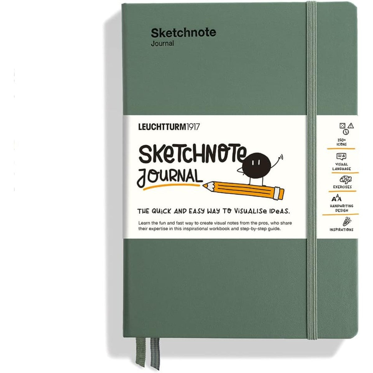 Caderno Leuchtturm1917 Sketchnote Journal A5 - Olive - 120 g/m² Leuchtturm1917