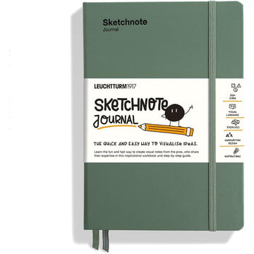 Caderno Leuchtturm1917 Sketchnote Journal A5 - Olive - 120 g/m² Leuchtturm1917