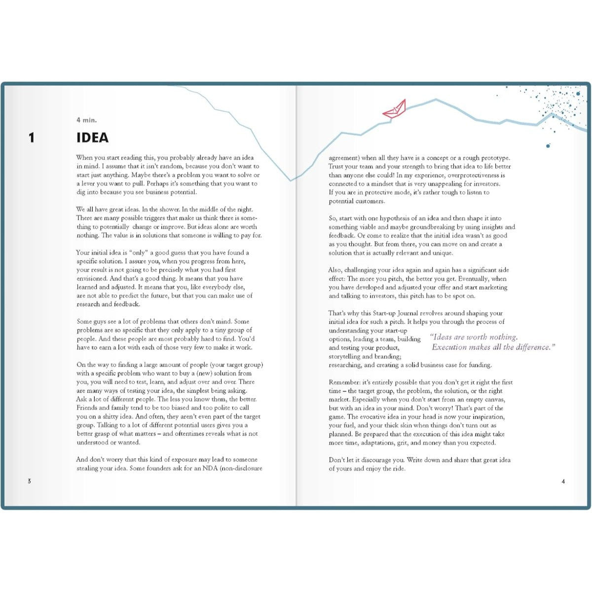 Caderno Leuchtturm1917 Start-up Journal  A5 - Stone Blue - 100 g/m² Leuchtturm1917
