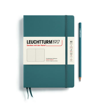 Caderno Leuchtturm1917 - Stone Blue - A5 - Pontilhado Leuchtturm1917