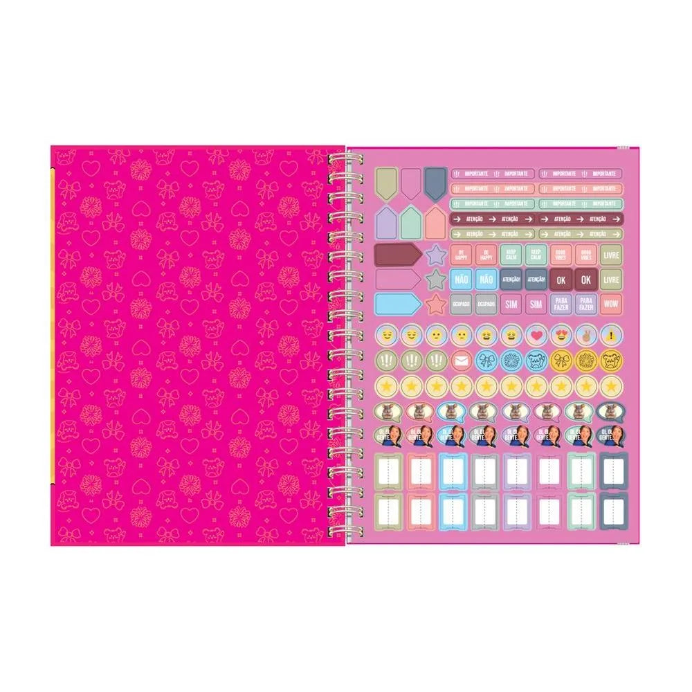 Caderno Mih Tanino - Wire-O - Pompom Maquinaria