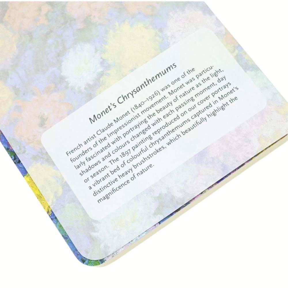Caderno Paperblanks Cahiers - Monet´s Chrysanthemus - A6 - Pautado Paperblanks