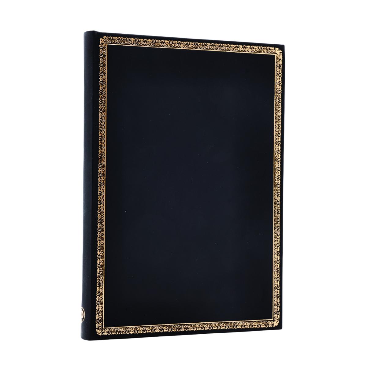 Caderno Paperblanks Midi - Black Edition - Pautado Paperblanks