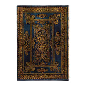 Caderno Paperblanks Midi - Blue Luxe - Pautado