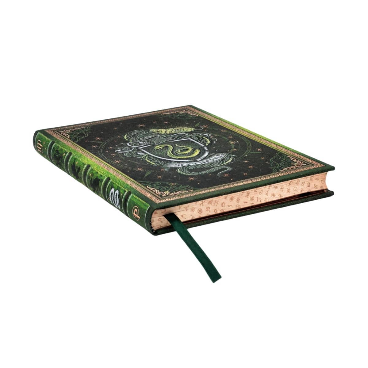 Caderno Paperblanks Midi Harry Potter - Slytherin - Pautado Paperblanks