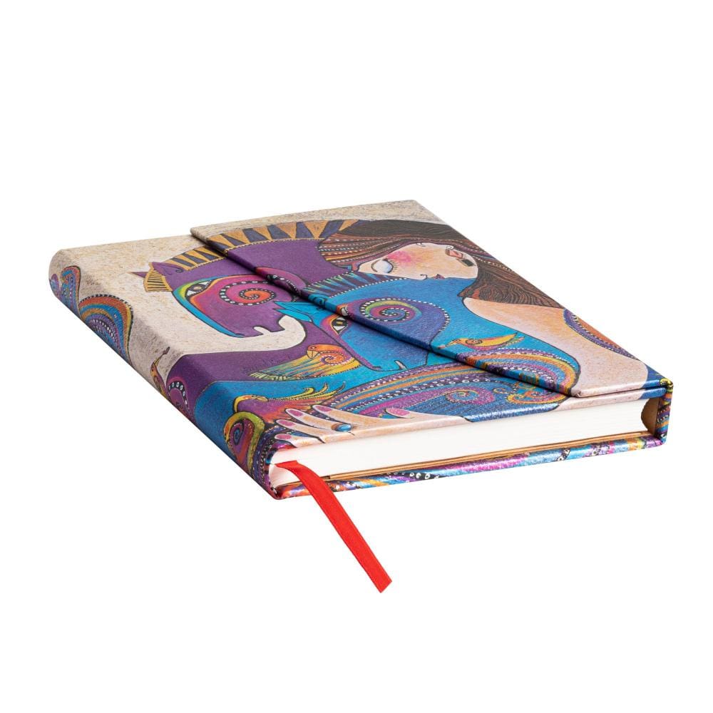 Caderno Paperblanks Midi - Maria and Mares - Sem Pauta Paperblanks