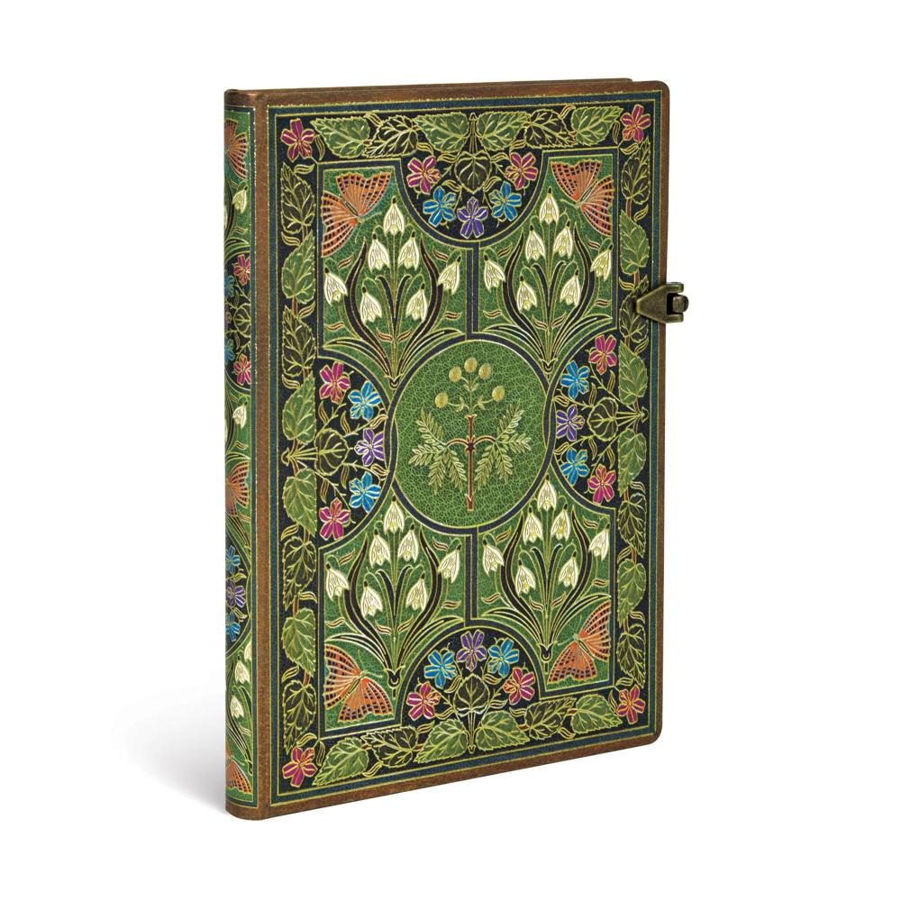 Caderno Paperblanks Midi - Poetry in Bloom - Pautado Livraria Skilo