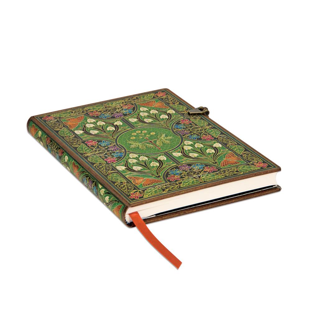Caderno Paperblanks Midi - Poetry in Bloom - Pautado Livraria Skilo