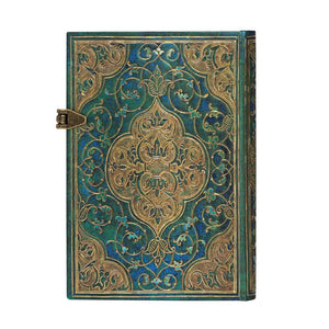 Caderno Paperblanks Midi - Turquoise Chronicles - Pautado