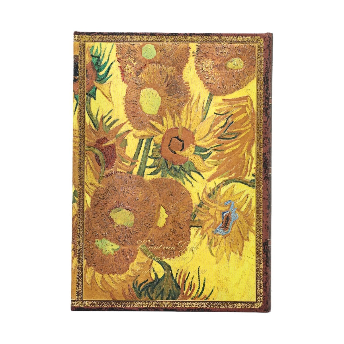 Caderno Paperblanks Midi - Van Gogh's Sunflowers - Pautado Paperblanks