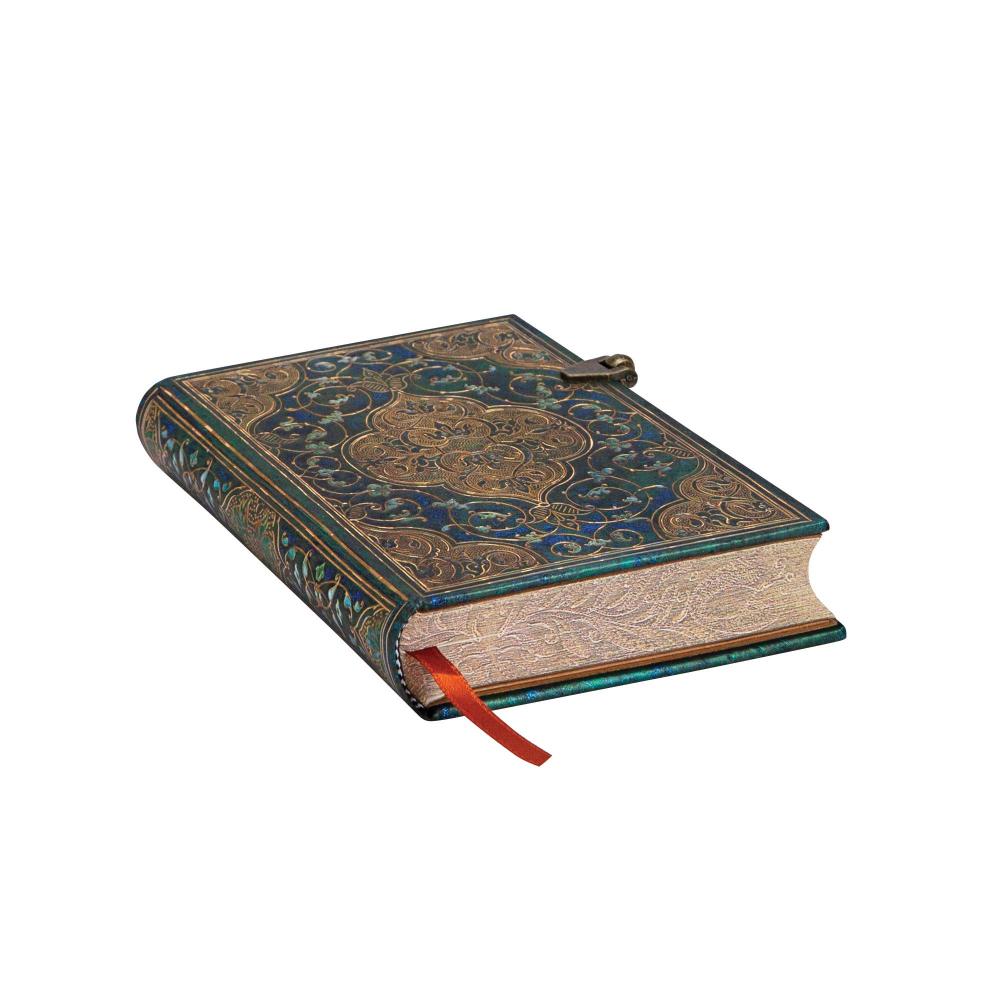Caderno Paperblanks Mini - Turquoise Chronicles - Pautado Paperblanks