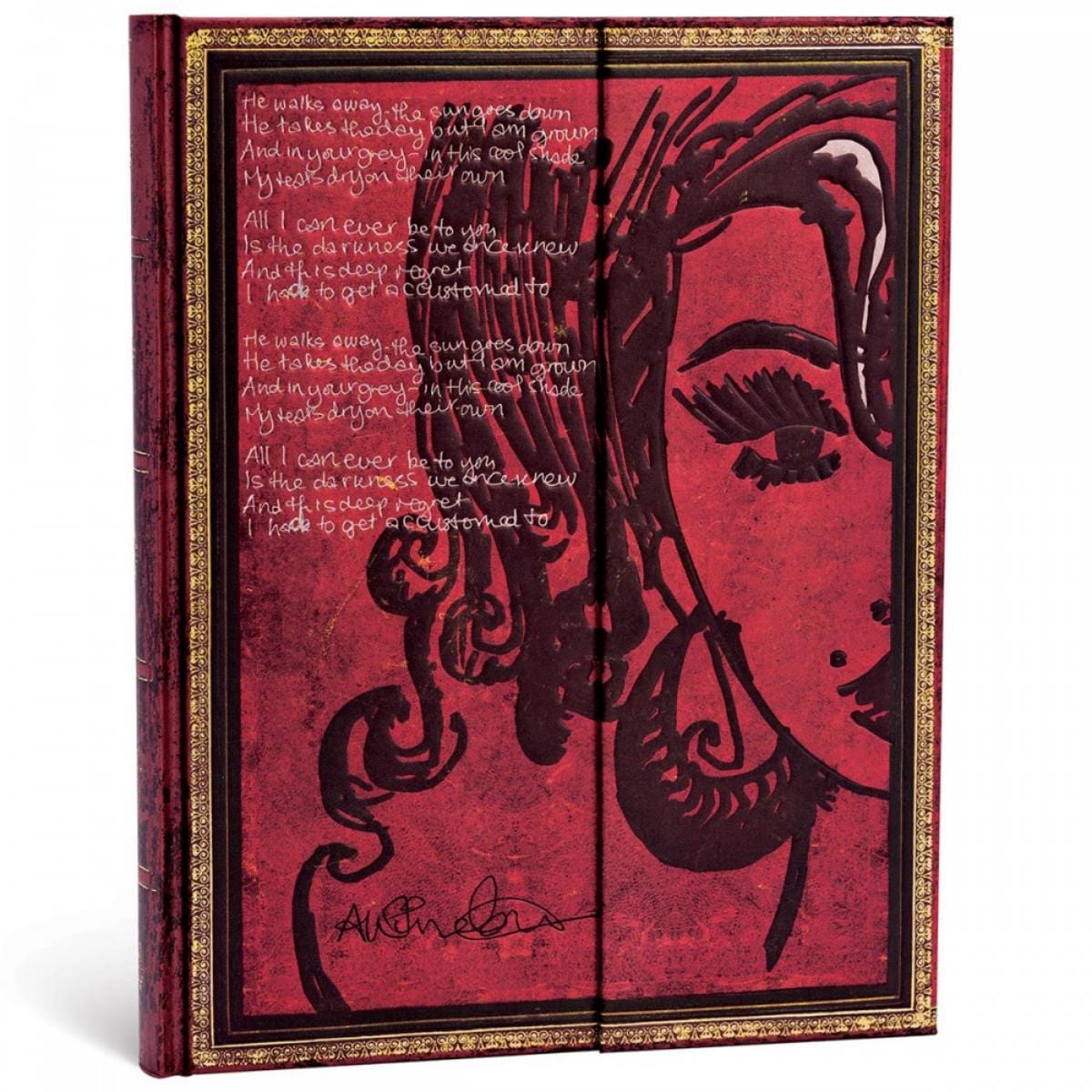 Caderno Paperblanks Ultra - Amy Winehouse - Pautado Paperblanks