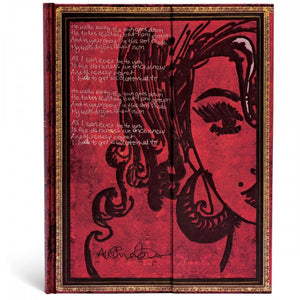 Caderno Paperblanks Ultra - Amy Winehouse - Pautado