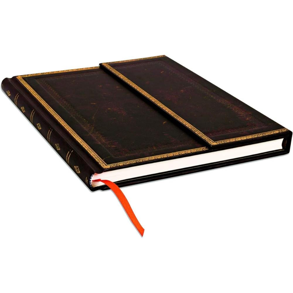 Caderno Paperblanks Ultra - Black Moroccan - Pautado Paperblanks