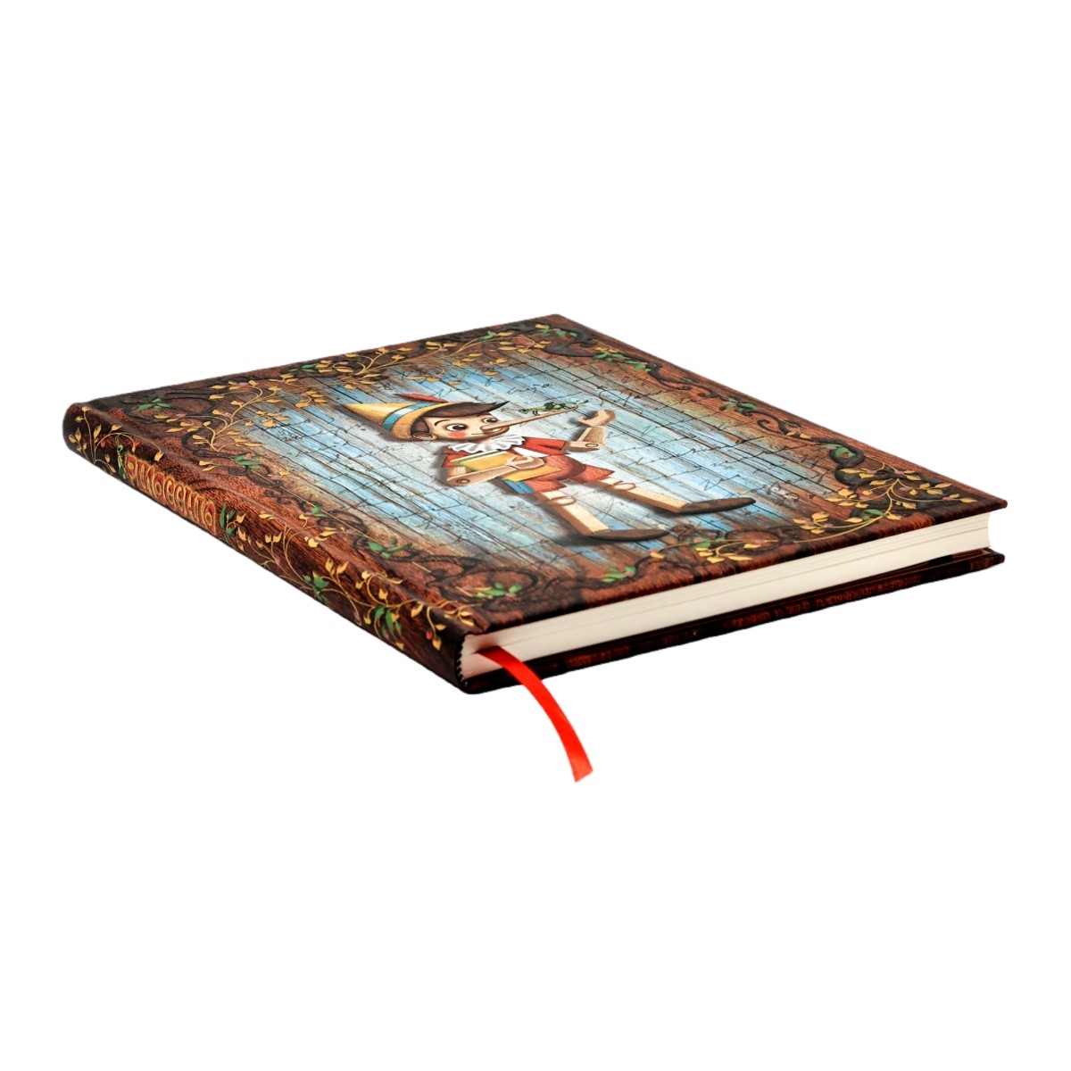 Caderno Paperblanks Ultra - Carlo Collodi's Pinocchio - Pautado Paperblanks