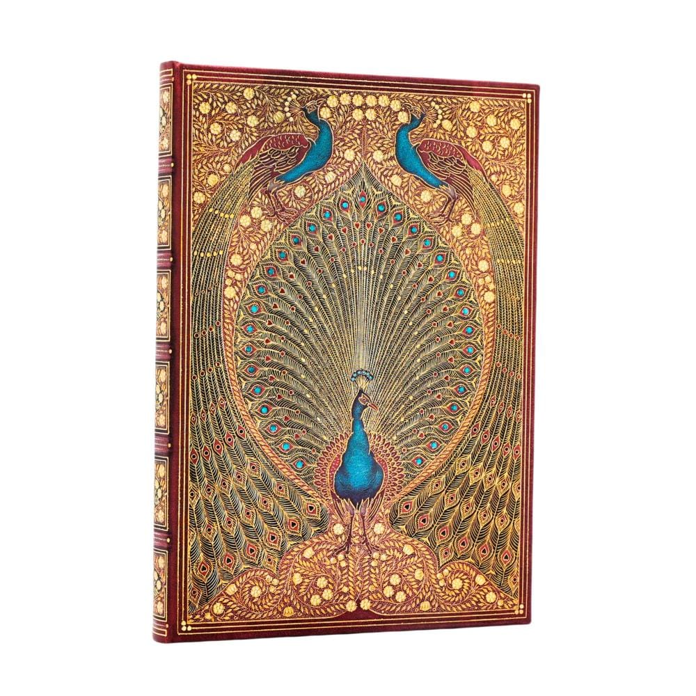 Caderno Paperblanks Ultra - Hafizs Peacocks - Pautado Paperblanks