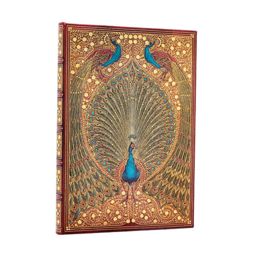 Caderno Paperblanks Ultra - Hafizs Peacocks - Pautado Paperblanks