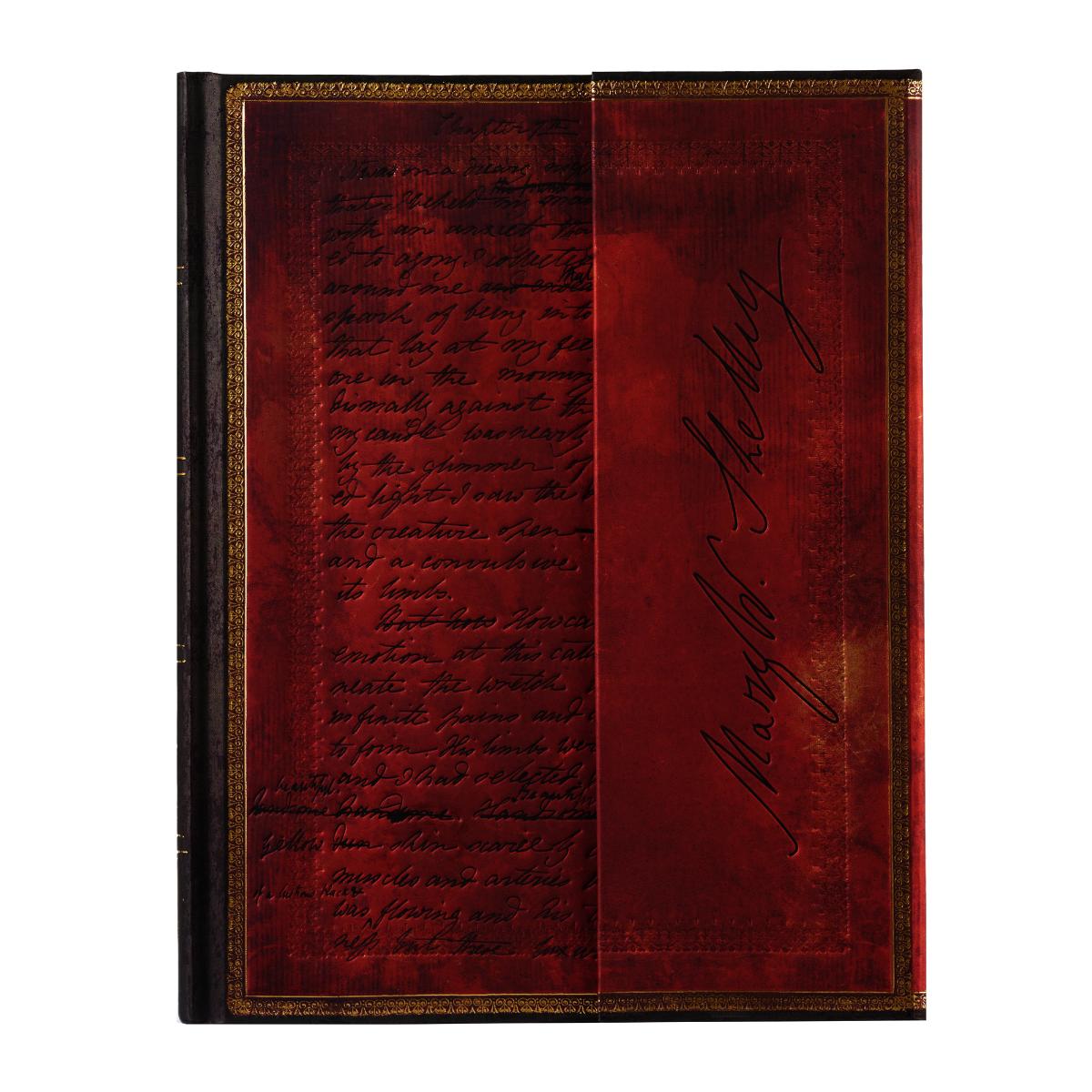 Caderno Paperblanks Ultra- Mary Shelly Frankstein - Pautado Paperblanks