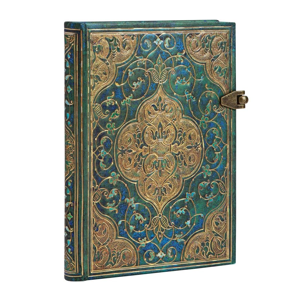 Caderno Paperblanks Ultra - Turquoise Chronicles - Pautado Paperblanks