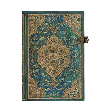 Caderno Paperblanks Ultra - Turquoise Chronicles - Pautado Paperblanks