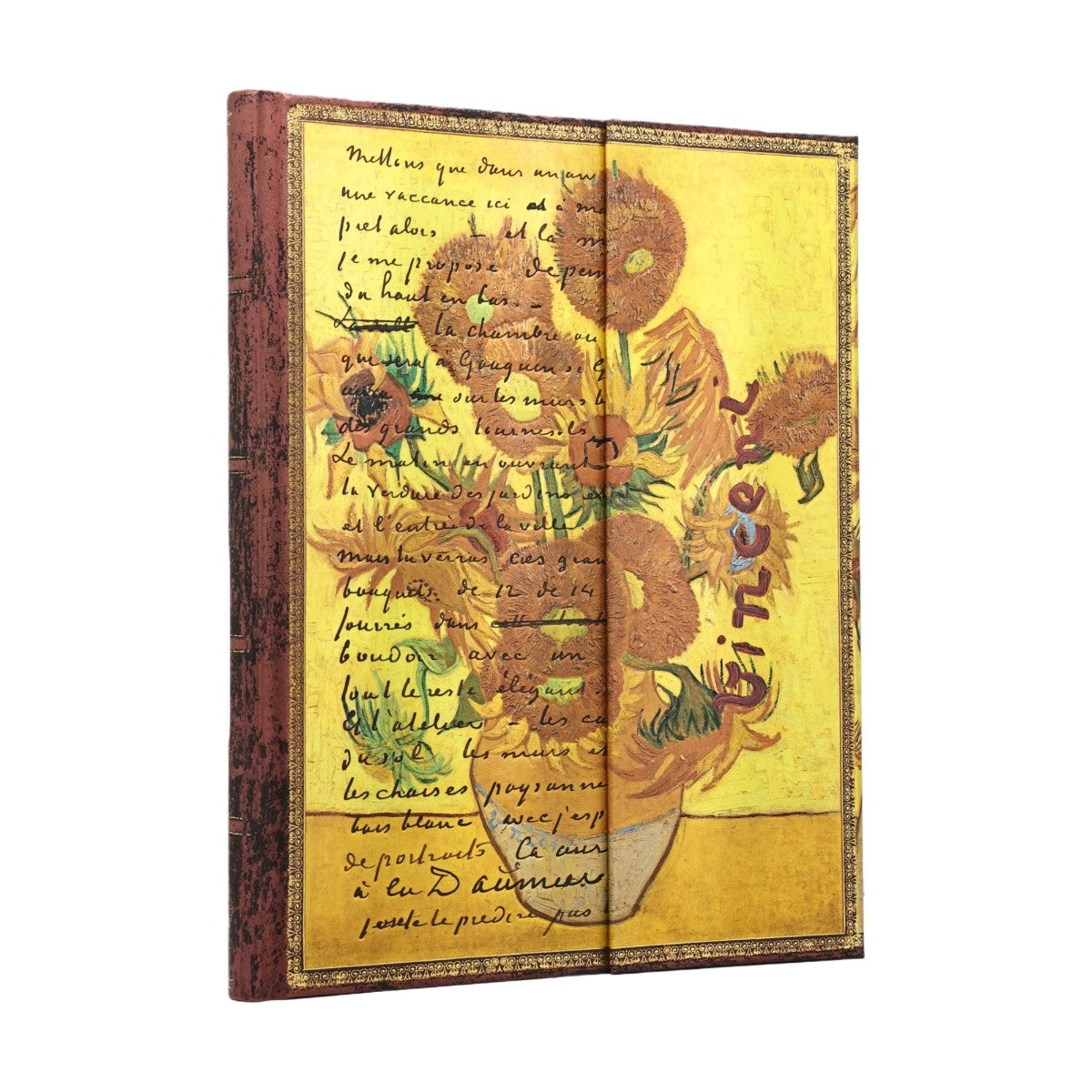 Caderno Paperblanks Ultra - Van Gogh's Sunflowers - Pautado Paperblanks