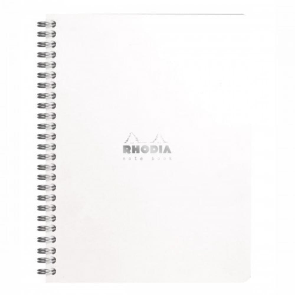 Caderno Quadriculado Rhodia Notebook A5+ - White - 80 folhas - 193461C Rhodia