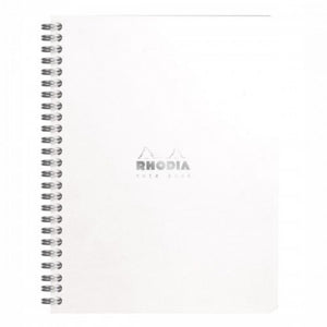 Caderno Quadriculado Rhodia Notebook A5+ - White - 80 folhas - 193461C