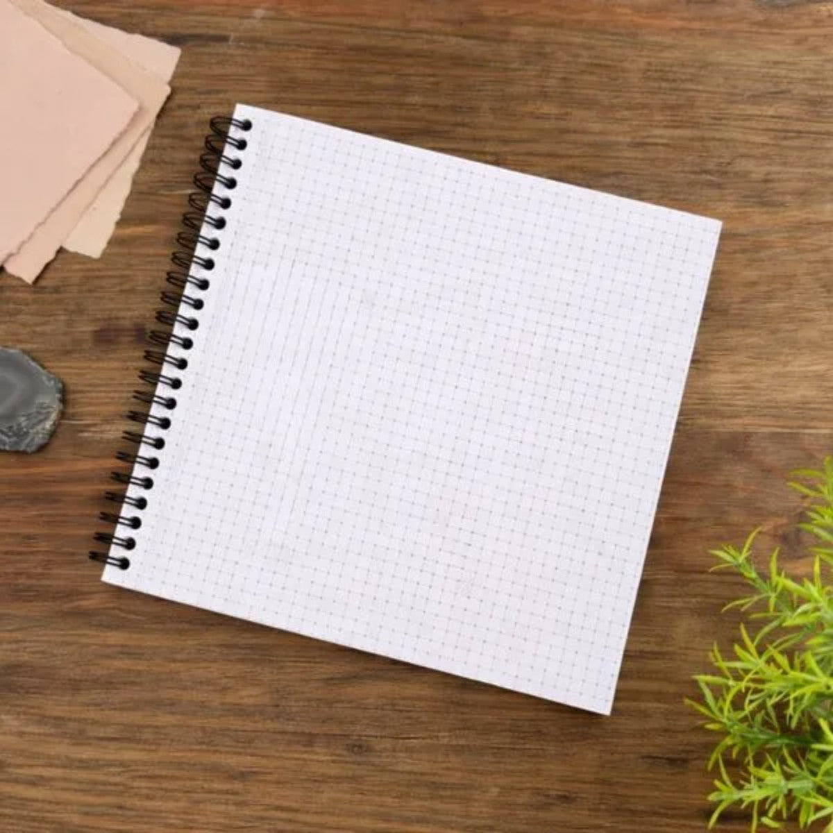 Caderno Quadriculado Rhodia Reverse Book - 21x21cm - 80 folhas Rhodia