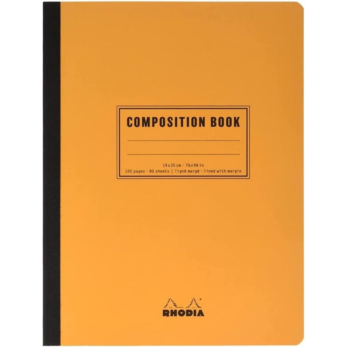 Caderno Rhodia Composition Book 19x25cm 80fl - Orange Rhodia