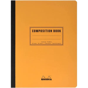 Caderno Rhodia Composition Book 19x25cm 80fl - Orange