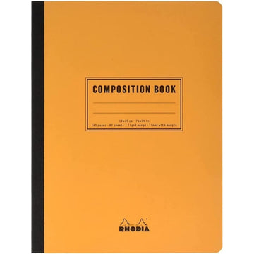 Caderno Rhodia Composition Book 19x25cm 80fl - Orange Rhodia