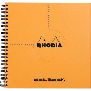 Caderno Rhodia Dot Book Capa Laranja - 21x21