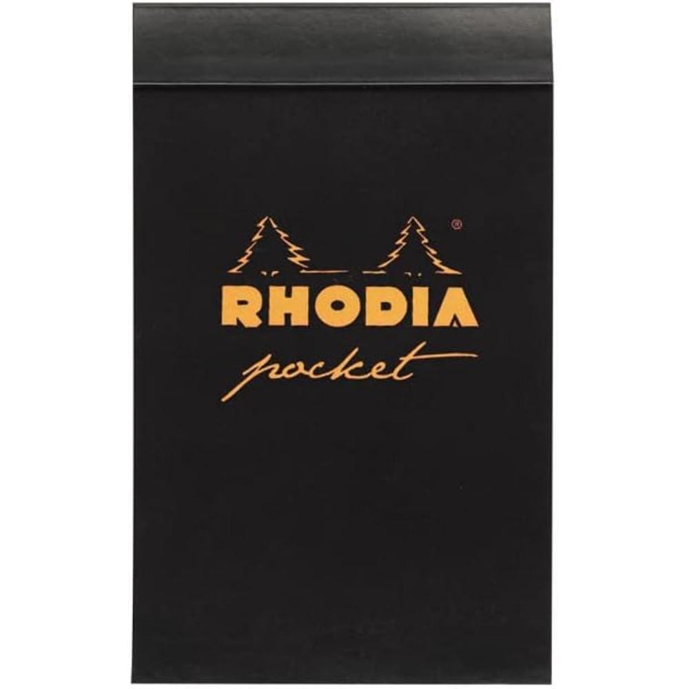 Caderno Rhodia Dot Pocket - Black - 7,5 x 12cm - Pontilhado - 8559C Rhodia