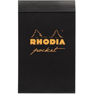 Caderno Rhodia Dot Pocket - Black - 7,5 x 12cm - Pontilhado - 8559C