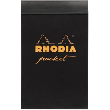 Caderno Rhodia Dot Pocket - Black - 7,5 x 12cm - Pontilhado - 8559C Rhodia