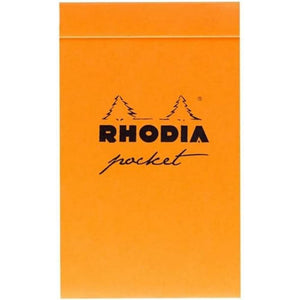 Caderno Rhodia Dot Pocket - Orange - 7,5 x 12cm - Pontilhado - 8558C