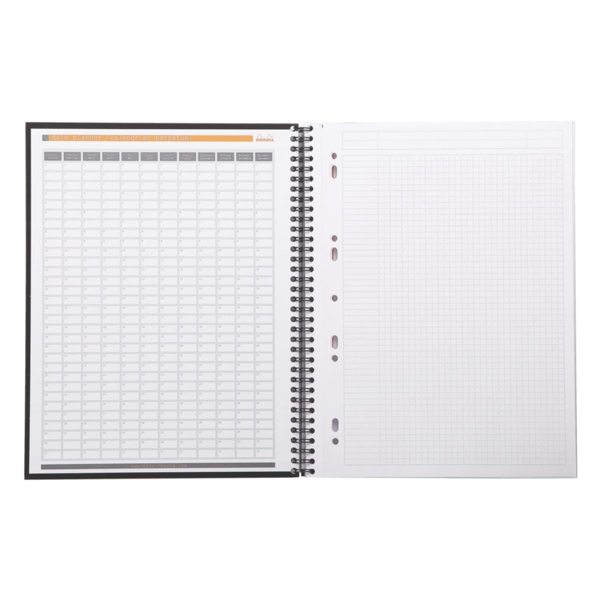 Caderno Rhodia Pro Book A4+  80FL 90G - Espiral 119930C Rhodia
