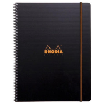 Caderno Rhodia Quadriculado Pro Book - Preto - A4+ Rhodia
