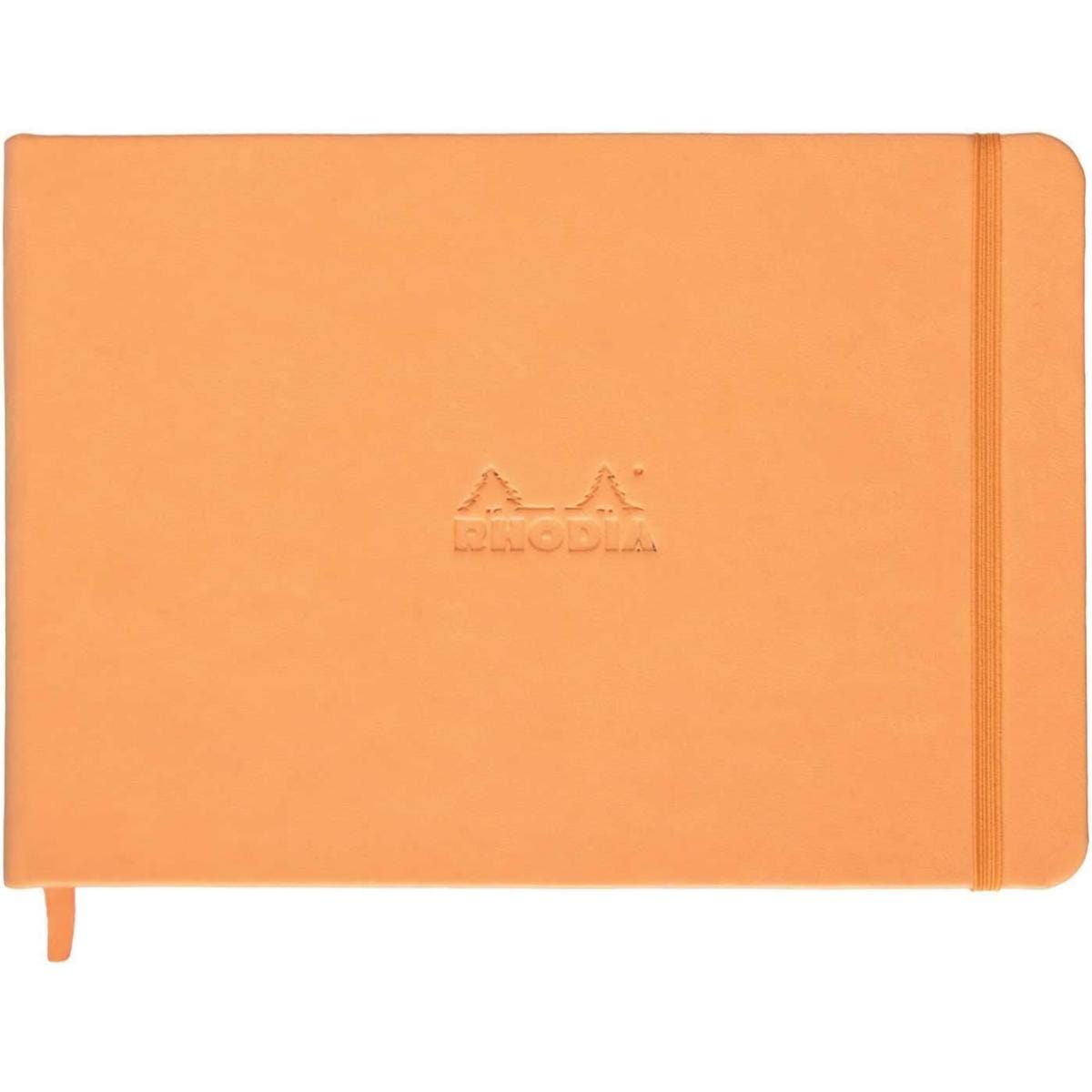 Caderno Rhodia Webnotebook Paysage A5 96FL - Orange Rhodia