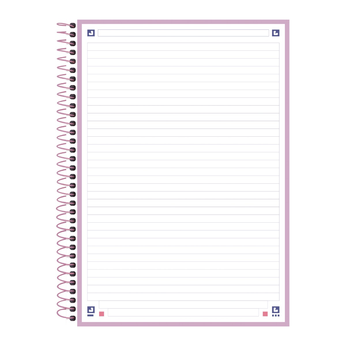 Caderno Universitário Oxford 1 Matéria - 80 Folhas - Lavanda Oxford