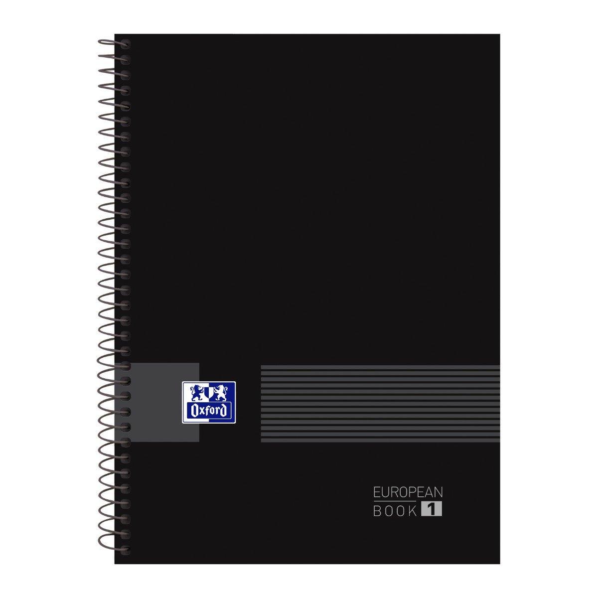 Caderno Universitário Oxford 1 Matéria - 80 Folhas - Preto Livraria Skilo