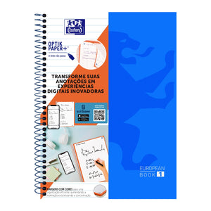 Caderno Universitário Oxford 5 Matérias - 120 Folhas - Azul