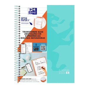 Caderno Universitário Oxford 5 Matérias - 120 Folhas - Ice Mint