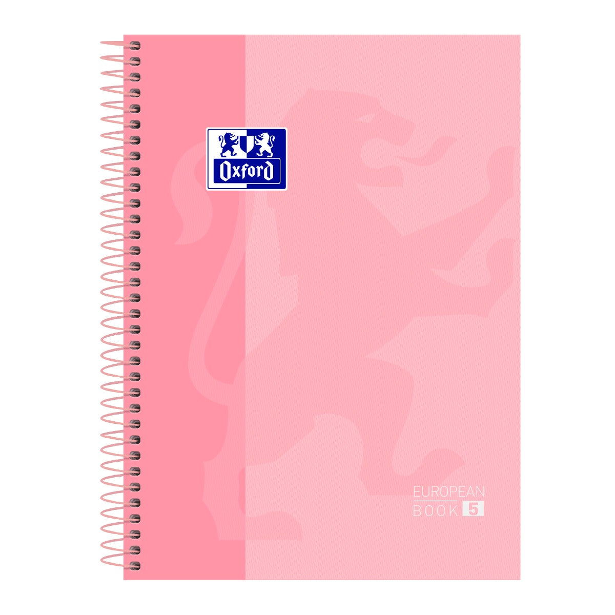 Caderno Universitário Oxford 5 Matérias - 120 Folhas - Rosa Pastel Livraria Skilo