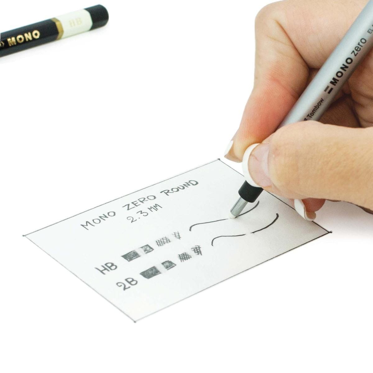 Caneta Borracha Mono Zero 2,3 - Redonda - Tombow Tombow