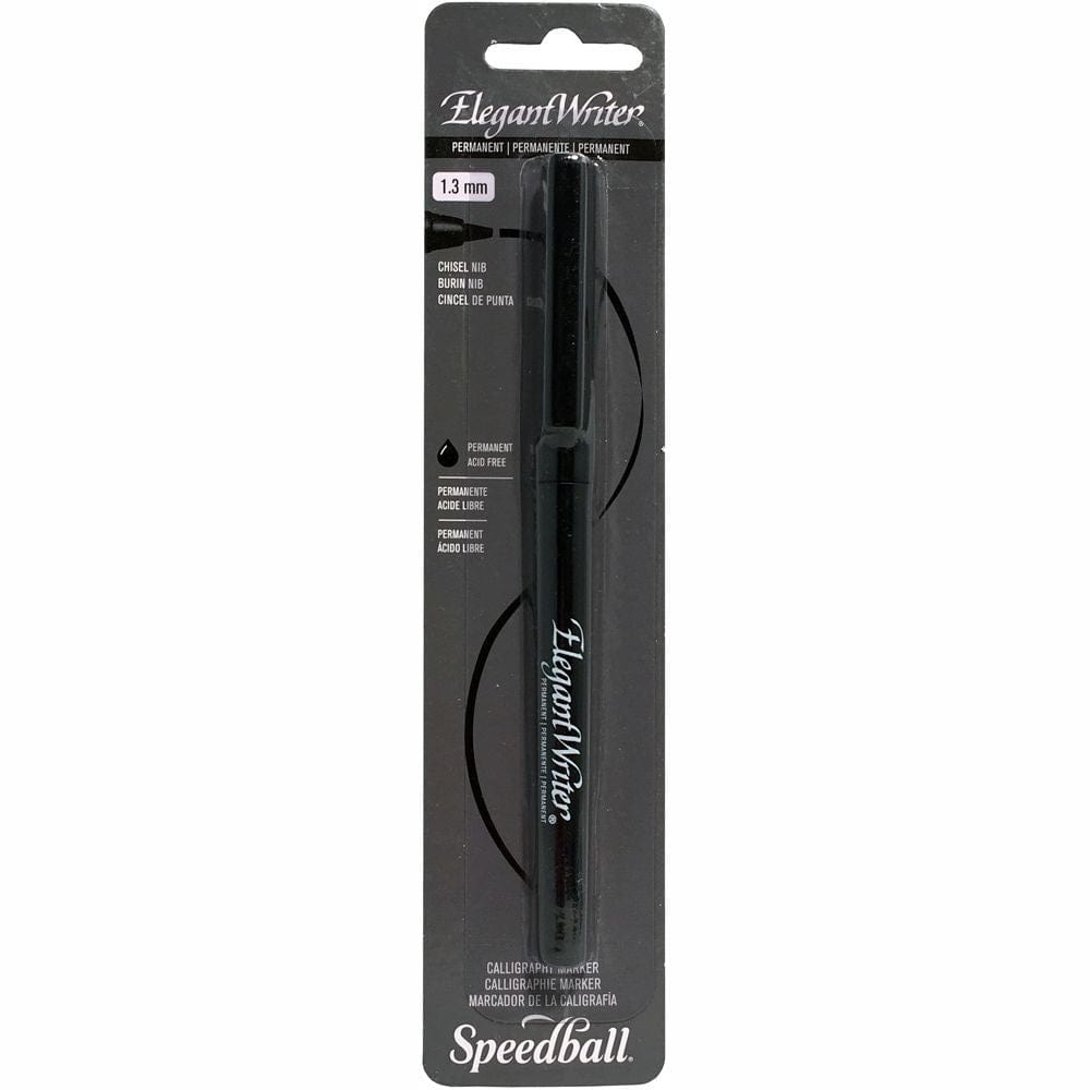 Caneta Caligráfica Permanente Speedball 1.3mm - Preta Speedball